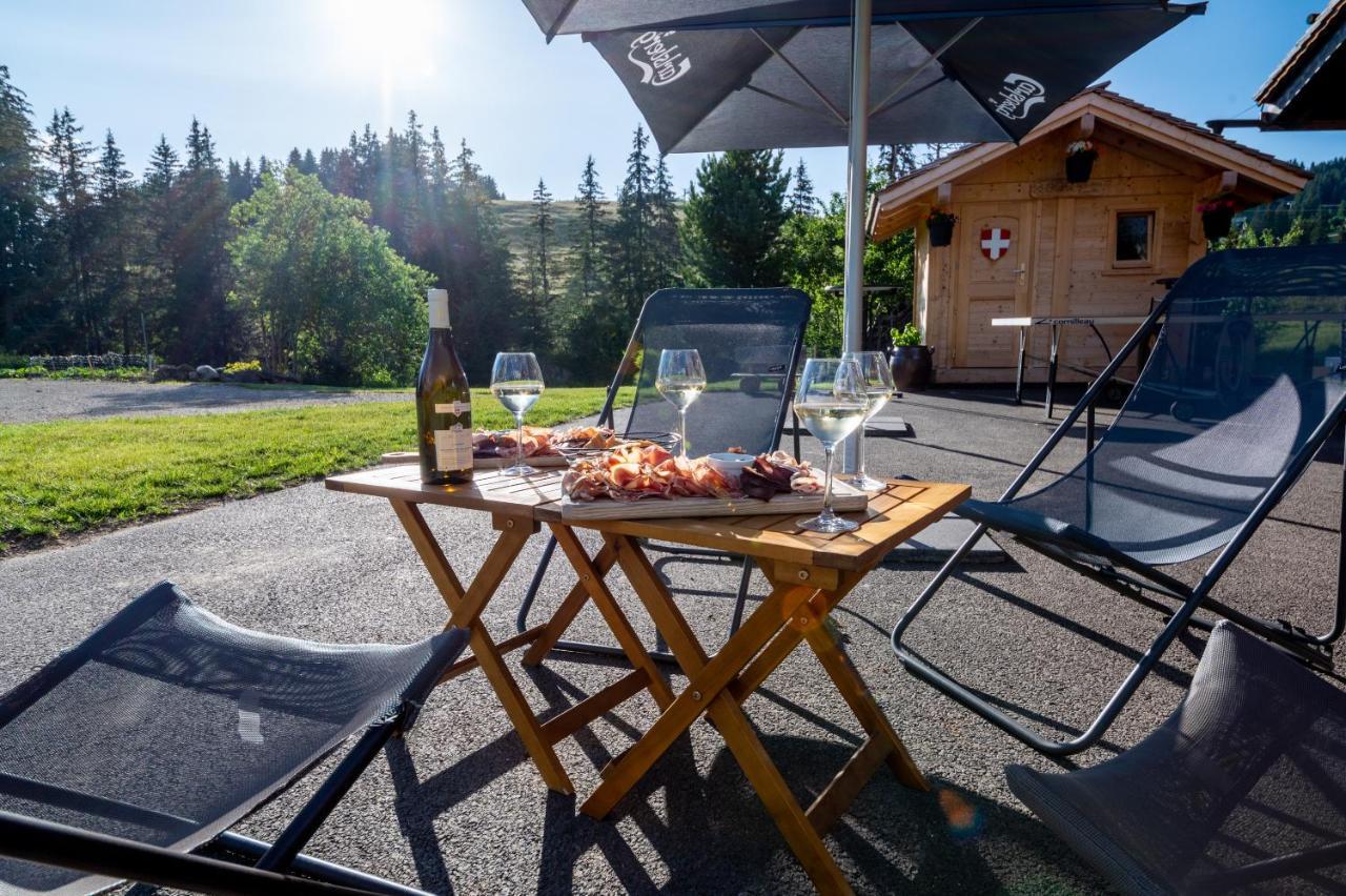 La Vieille Ferme Hotel Manigod Kültér fotó