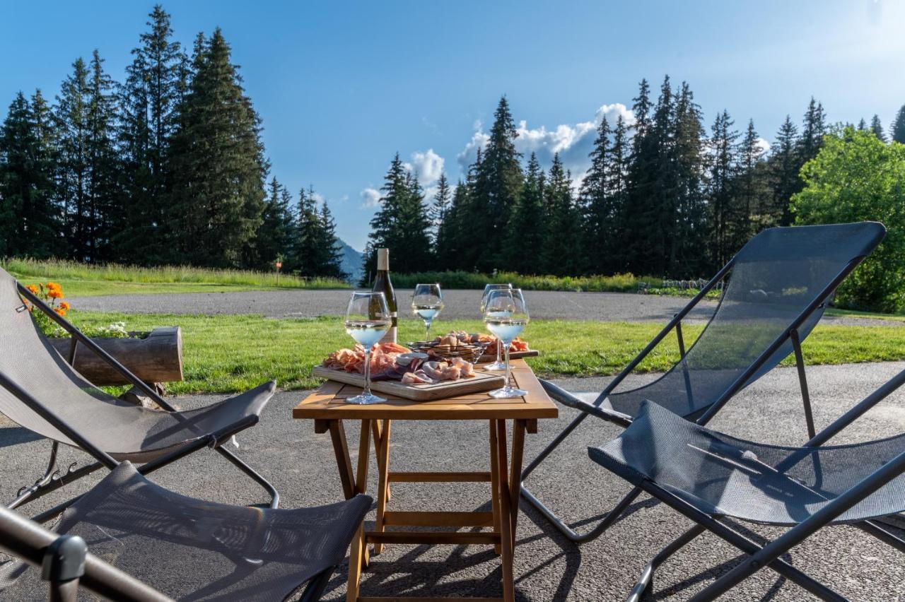 La Vieille Ferme Hotel Manigod Kültér fotó
